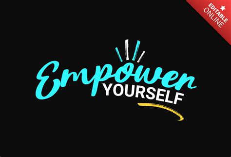 Empower Yourself T-Shirt Design Template | Modelo de diseño gratuita