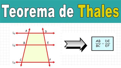 Teorema De Thales Teoria Y Ejercicio Resuelto Youtube Secundaria Images