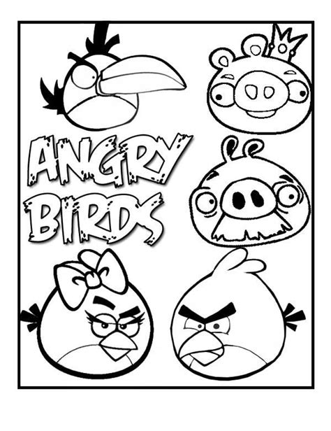 Kolorowanka Angry Birds Kolorowanka Do Druku Malowanka Kolorowanki