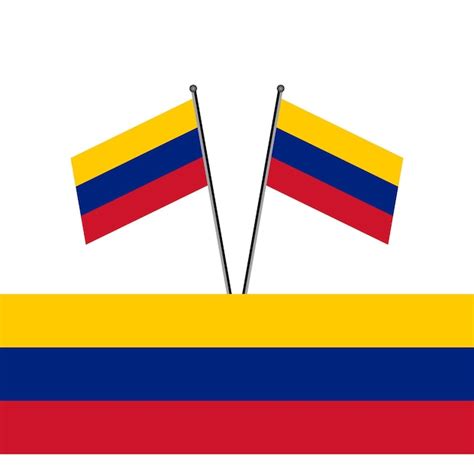 Premium Vector Illustration Of Colombia Flag Template