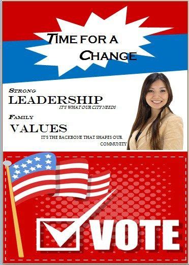 Free Election Flyer Template Microsoft Word Printable Templates