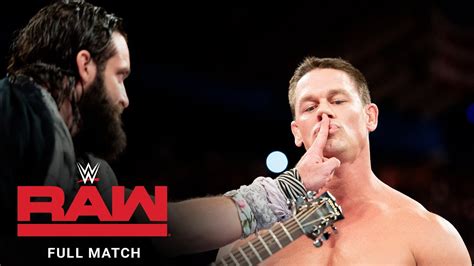 Full Match John Cena Vs Elias Raw Dec 25 2017 Youtube