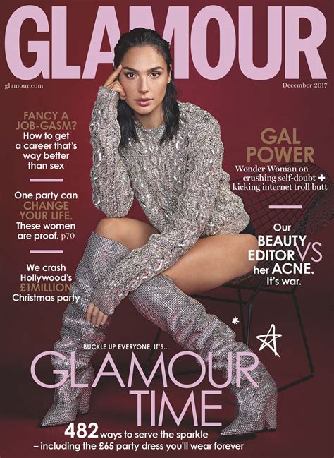 Gal Gadot Covers The December Issue Of Glamour Uk Magazine Tom Lorenzo