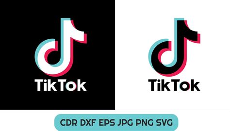 Tik Tok Svg Cricut Files Digital Logo Tik Tok Dxf • Onyx Prints