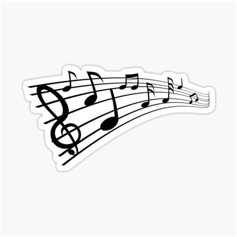 Musical Notes Sticker By Mariesdesigns11 Redbubble