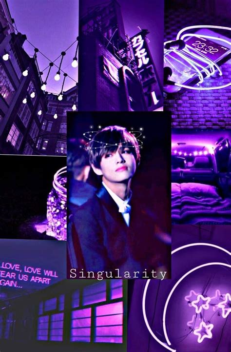 Discover (and save!) your own pins on pinterest BTS V purple aesthetic wallpaper | ARMY's Amino