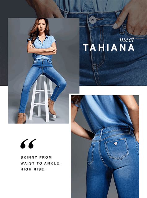 Womens Tahiana High Rise Skinny Jeans Guess Factory