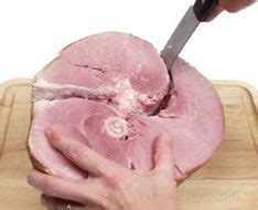 Here's a simple method for carving and serving h. Carving Ham - How To Cooking Tips - RecipeTips.com