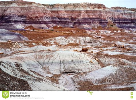 Stunning Striped Purple Sandstone Formations Of Blue Mesa