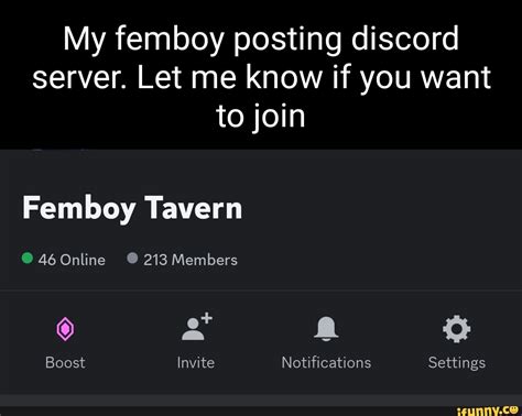 My Femboy Posting Discord Server Let Me Know If You Want To Join
