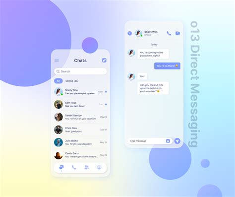 Daily Ui 013 Direct Messaging By Carmen Wong On Dribbble