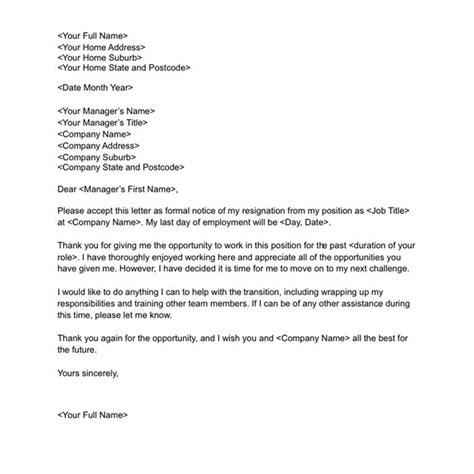 Contoh Resignation Letter Surat Pengunduran Diri Langkah Menulis Dan