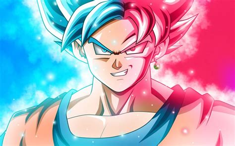Goku Super Saiyan Blue x Super Saiyan God Download Art ...
