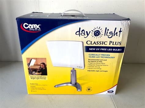 Carex Day Light Classic Plus Bright Light Therapy Lamp 10000 Lux At