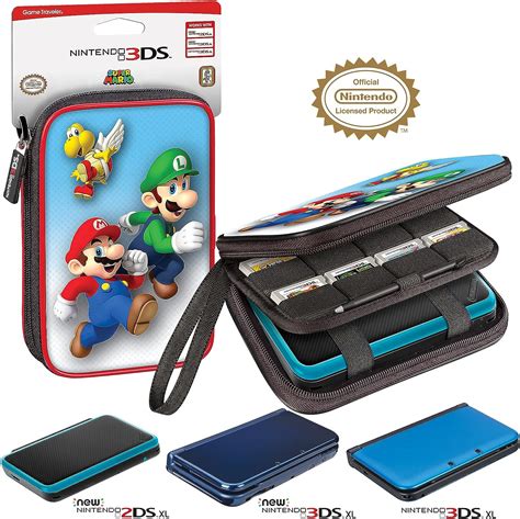 Officially Licensed Hard Protective 3ds Xl Carrying Case Compatiable
