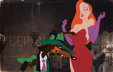 original production cel from who framed roger rabbit jessica rabbit cartoon jessica rabit