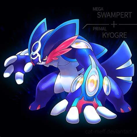 Mega Swampert And Primal Kyogre Fusion Pokémon Amino
