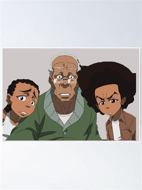 The Boondocks Huey Poster For Sale By Minnorita Redbubble