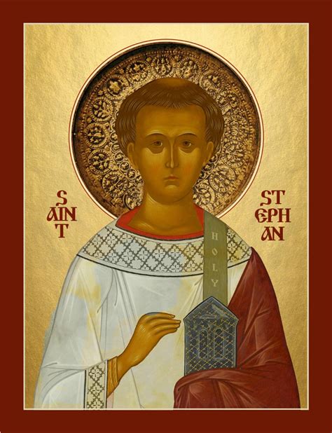 Icon Of St Stephen First Martyr Russian 1st13 Uncut Mountain