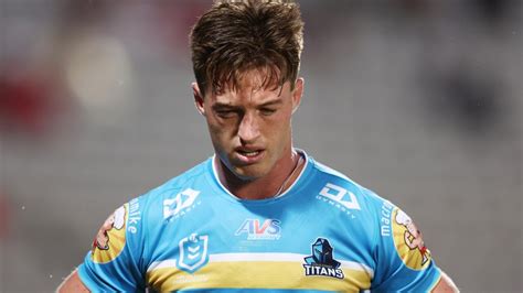 gold coast titans hooker chris randall is out to give justin holbrook a major selection