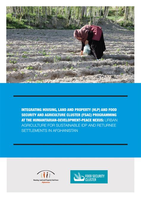 PDF Integrating Housing Land And Property HLP And Food Security