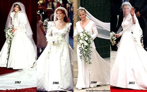 Wir bieten ihnen die neuesten günstige hochzeitskleider für damen in deutschland. Royal Wedding dresses over the years - British Royal ...