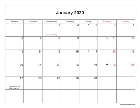 Lovely Printable Jan 2020 Calendar Free Printable Calendar Monthly