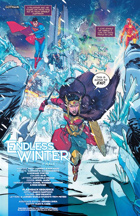 Review Justice League Endless Winter Special 2 The Final Frost