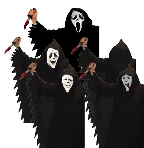 Scream Scary Movie Costume Outfit And Mask Halloween Fancy Dress
