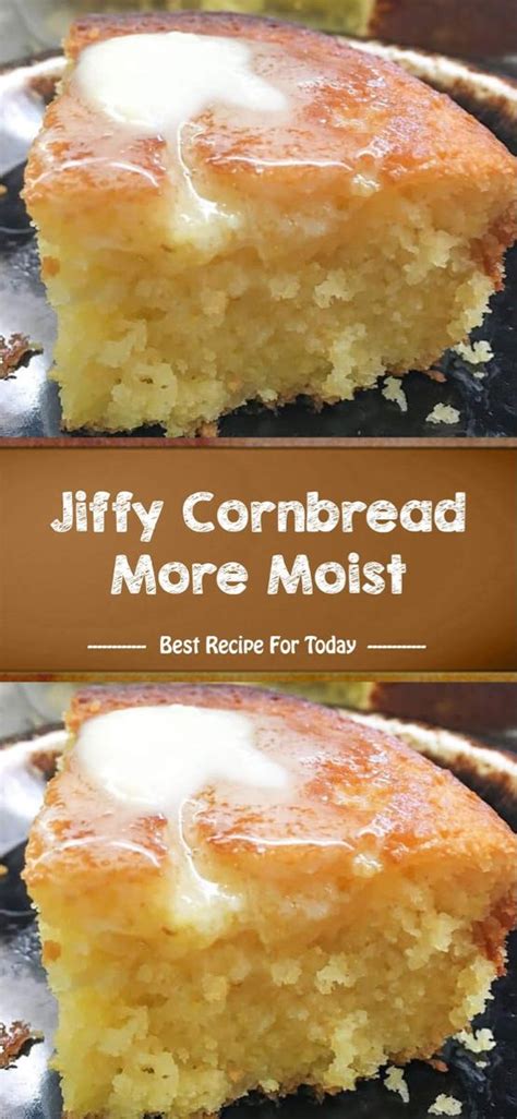 A basic jiffy cornbread recipe calls for just milk and eggs, but adding a touch of sour cream to the mix makes for richer, creamier cornbread. Jiffy Cornbread More Moist | Best Recipe 005 | Sweet ...