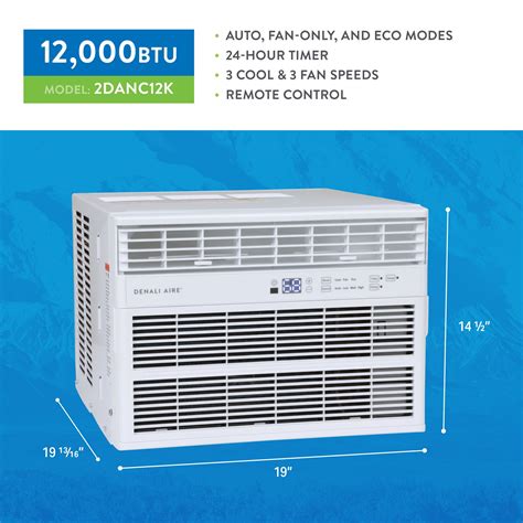 12000 Btu 115 Volt Window Air Conditioner — Denali Aire