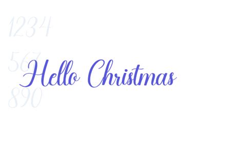 Hello Christmas Font Free Download Now
