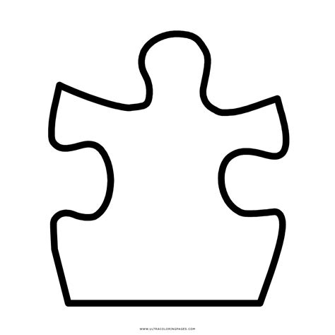 Puzzle Piece Coloring Page Ultra Coloring Pages