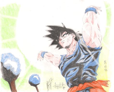 Goku Genkidama By Oscarteck On Deviantart