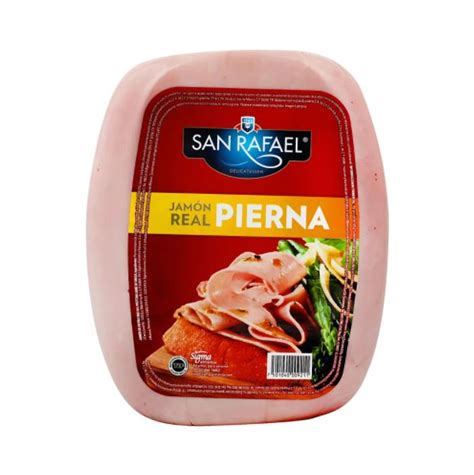 Jamón de Pierna San Rafael Rebanada a Granel 100g Justo mx