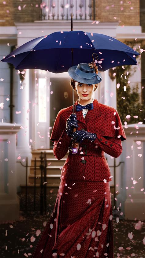 Mary Poppins Returns (2018) Phone Wallpaper | Moviemania in 2020 | Mary poppins, Mary poppins 