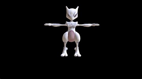Super Smash Bros Melee Mewtwo Download Free 3d Model By Akennedy007