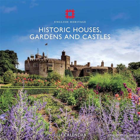 English Heritage Historic Houses Gardens And Castles Wall Calendar By