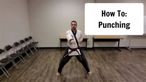How To Do Basic Martial Arts Punches Youtube