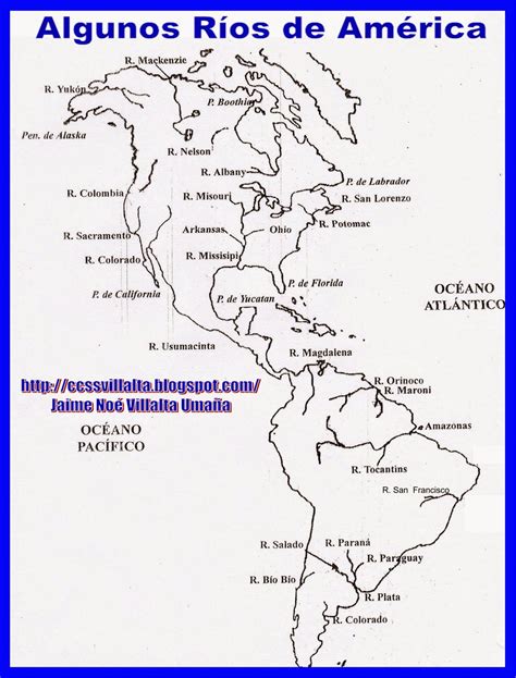 Mapa Hidrografico De America Completo In Hidrografia De America Mapa Images Images
