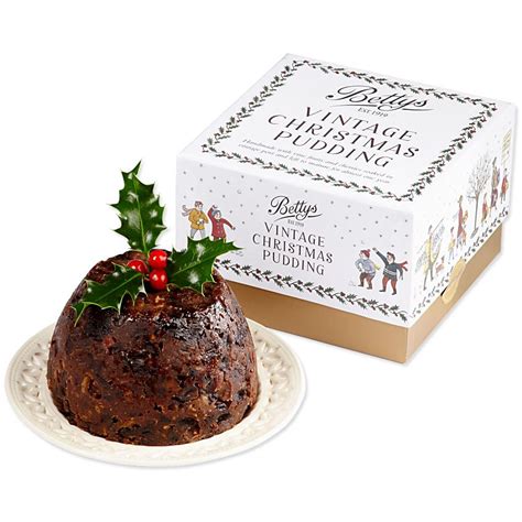 Get motivated in november to make your christmas pudding to have it mature in time for christmas. Vintage Christmas Pudding | Bettys Online | Bakery cafe ...