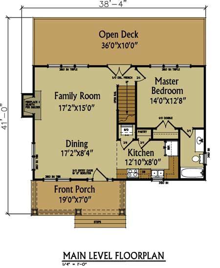 Small Cabin Floor Plan By Max Fulbright Designs Cabin Floor Plans