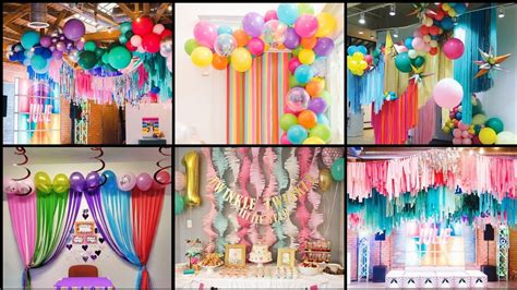 Paper Streamer Crepe Paper Roll Backdrop Birthday Party Decoration