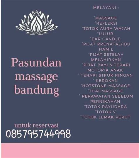Massage Therapy Bandung City