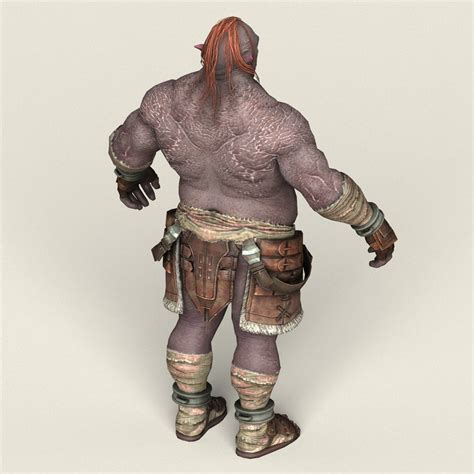 Game Ready Orc Character 3d Model
