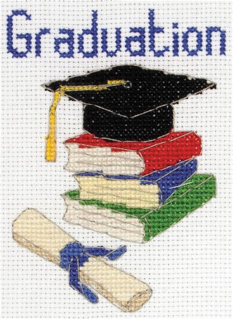 Graduation counted cross stitch patterns. Graduation - Anchor Christmas Cross Stitch Kit