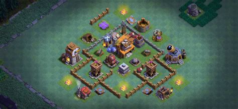 Builder Hall 4 Base Layout With Copy Link 2022 Base Of Clans