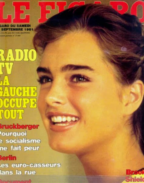 Le Figaro Magazine Brooke Shieldsornella Mutibugatti 100 Ans 091981