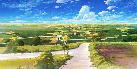61 Cool Anime Landscape Wallpapers On Wallpapersafari