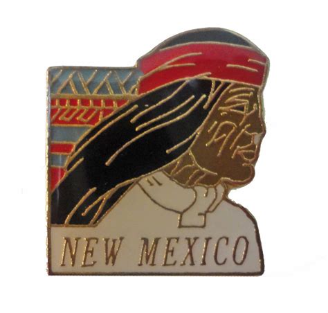 New Mexico State Vintage Enamel Pin Lapel Badge Brooch T Nm Etsy